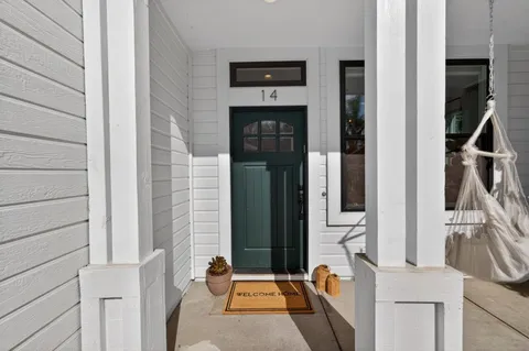a view of front door