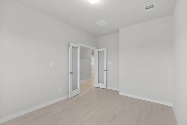 a view of an empty room