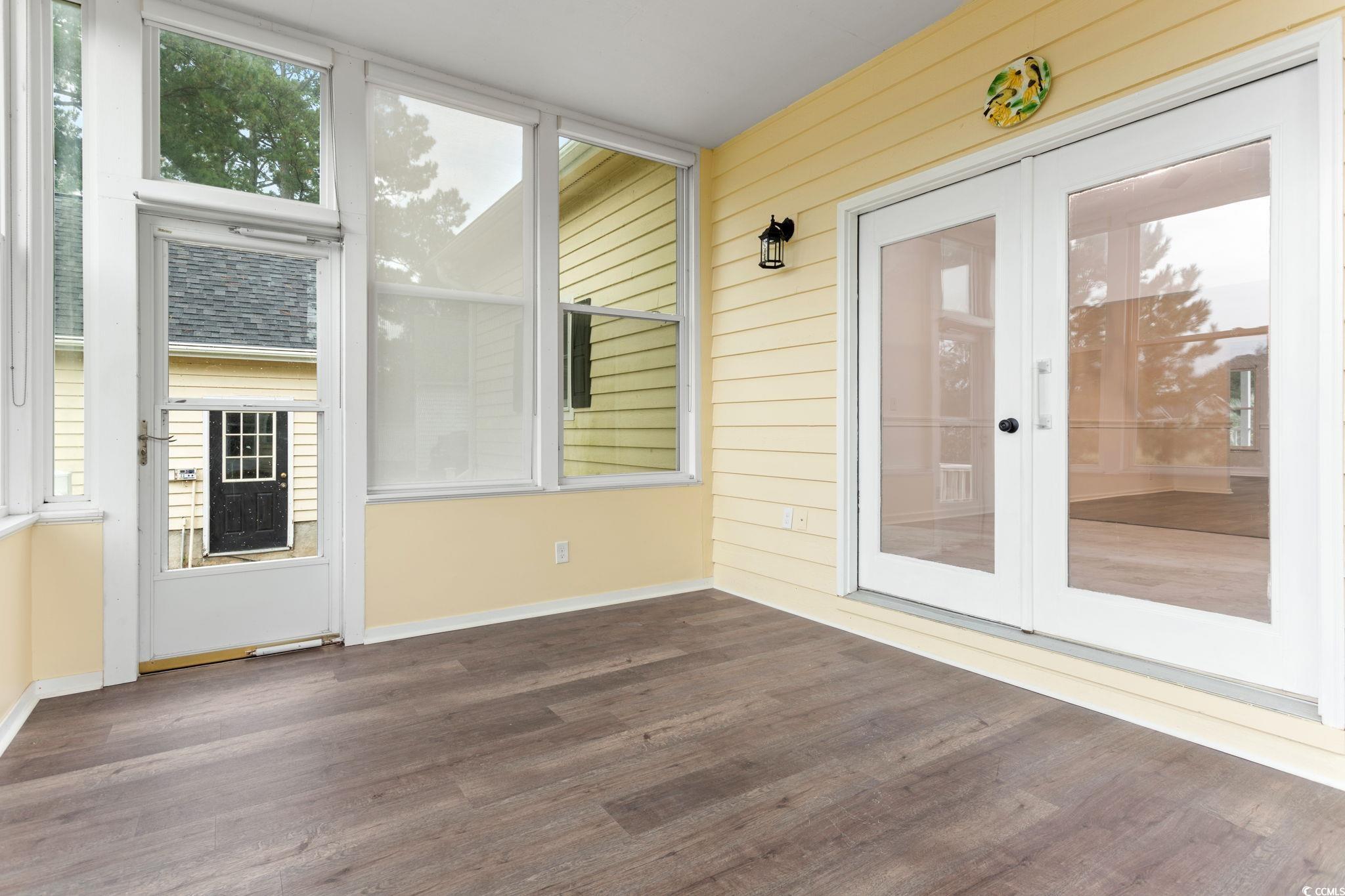 2321 Brick Drive Longs, SC 29568 - Photo 31 of 40 Unfurnished sunroom with french doors