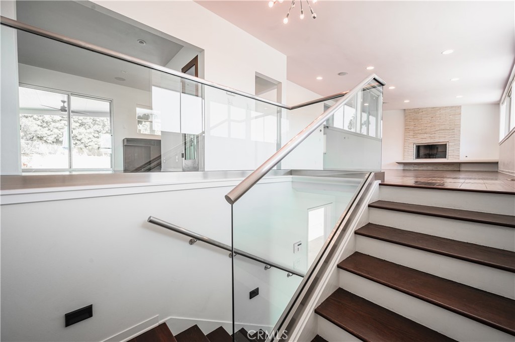 105 West Kenneth Road Glendale, CA 91202 - Photo 8 of 48 a view of entryway and hall with wooden floor