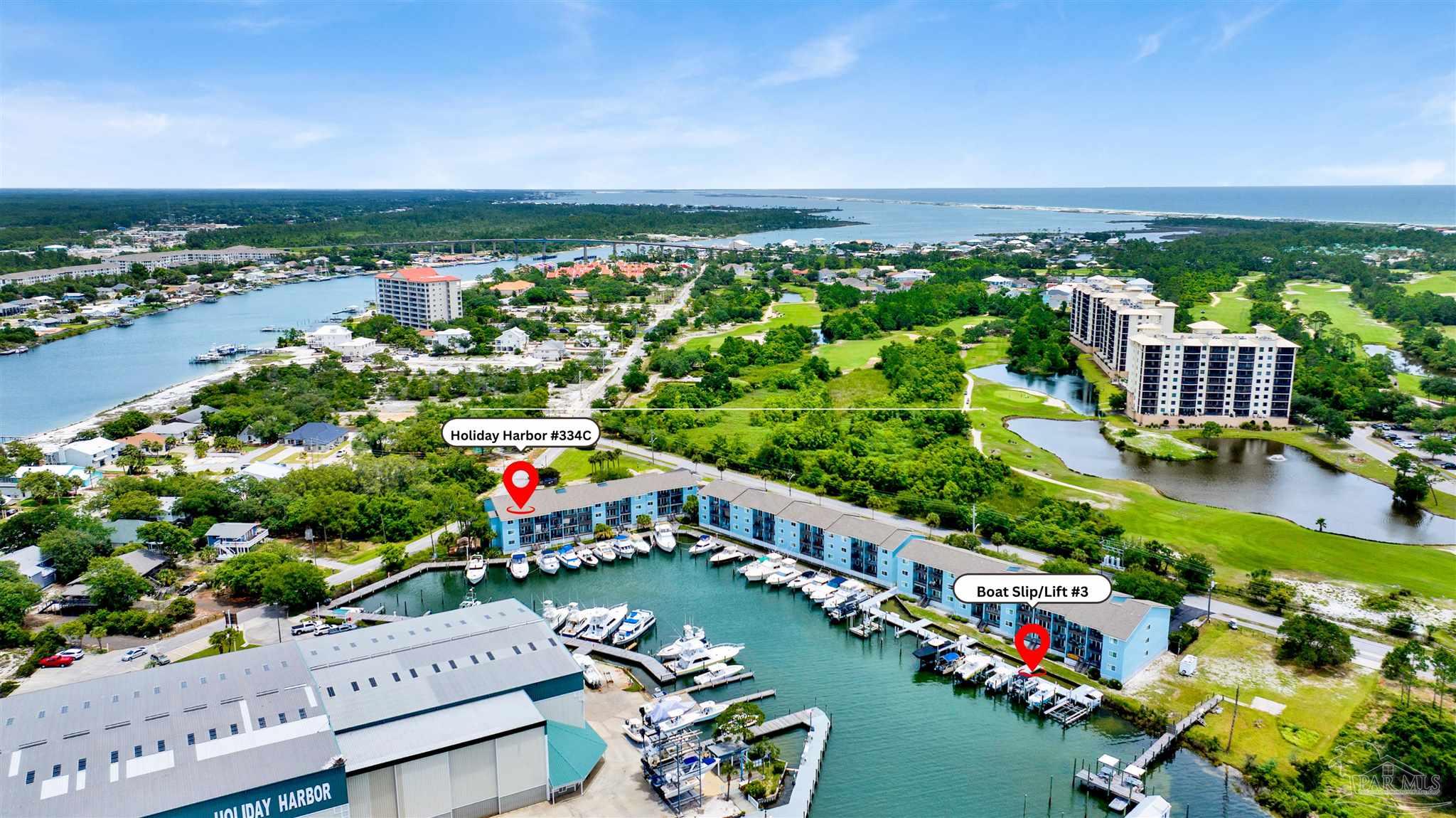 14100 River Road, Unit 334 Perdido Key, FL 32507 - Photo 1 of 35 an aerial view of a city