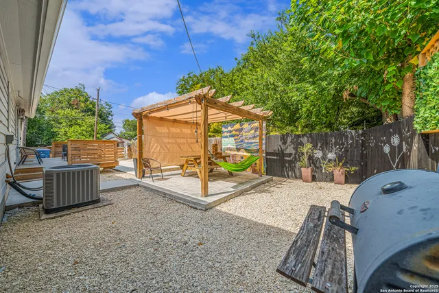 a view of outdoor space and deck