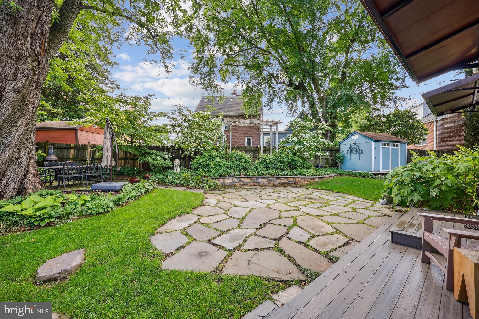 8103 Piney Branch Road Silver Spring, MD 20910 - Photo 34 of 42 a view of a backyard with a garden