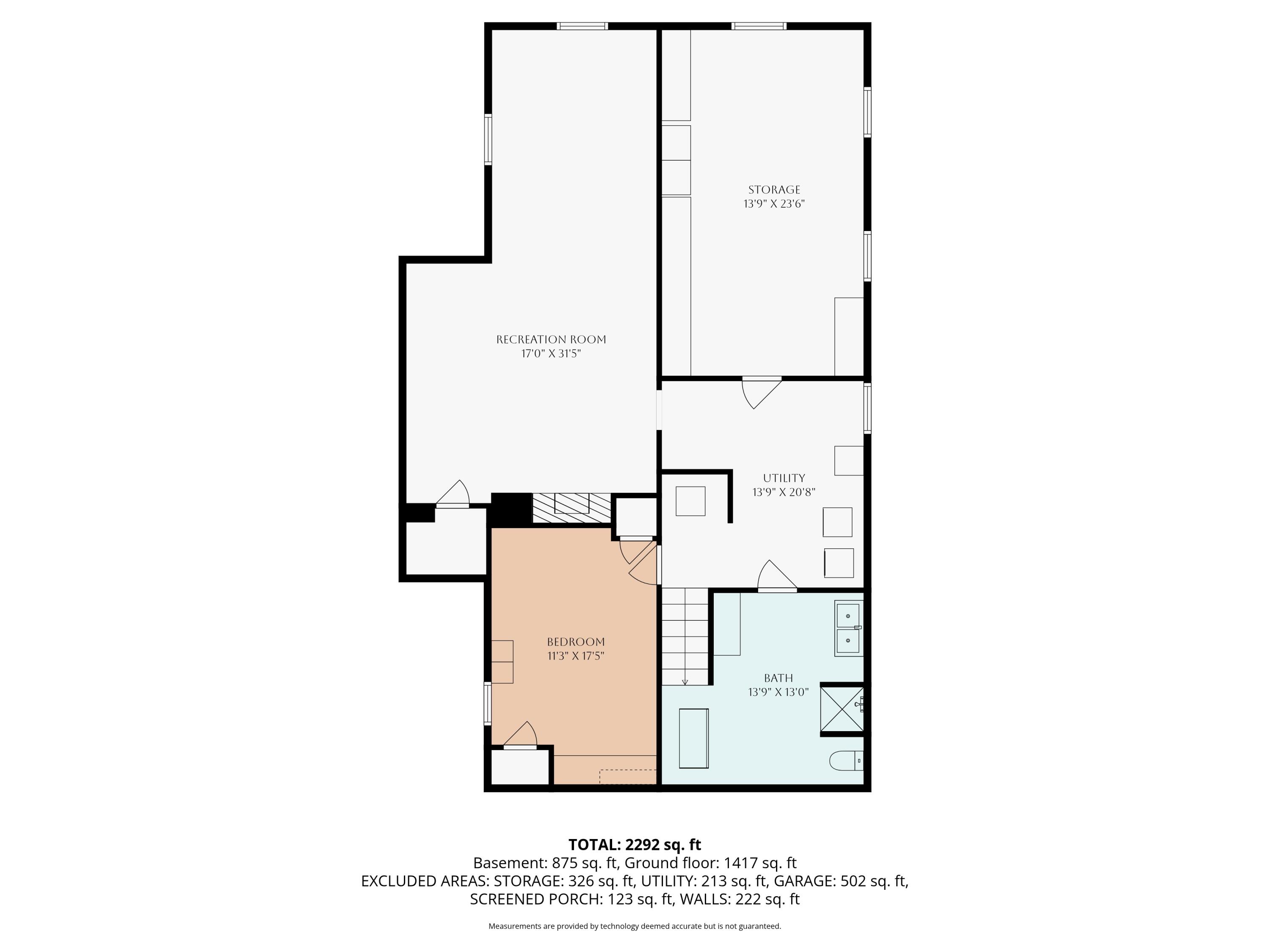 7410 Cherry Avenue Jenison, MI 49428 - Photo 44 of 44 Basement Floor Plan