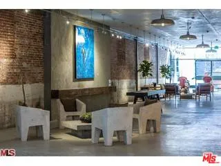 a view of outdoor space with seating area