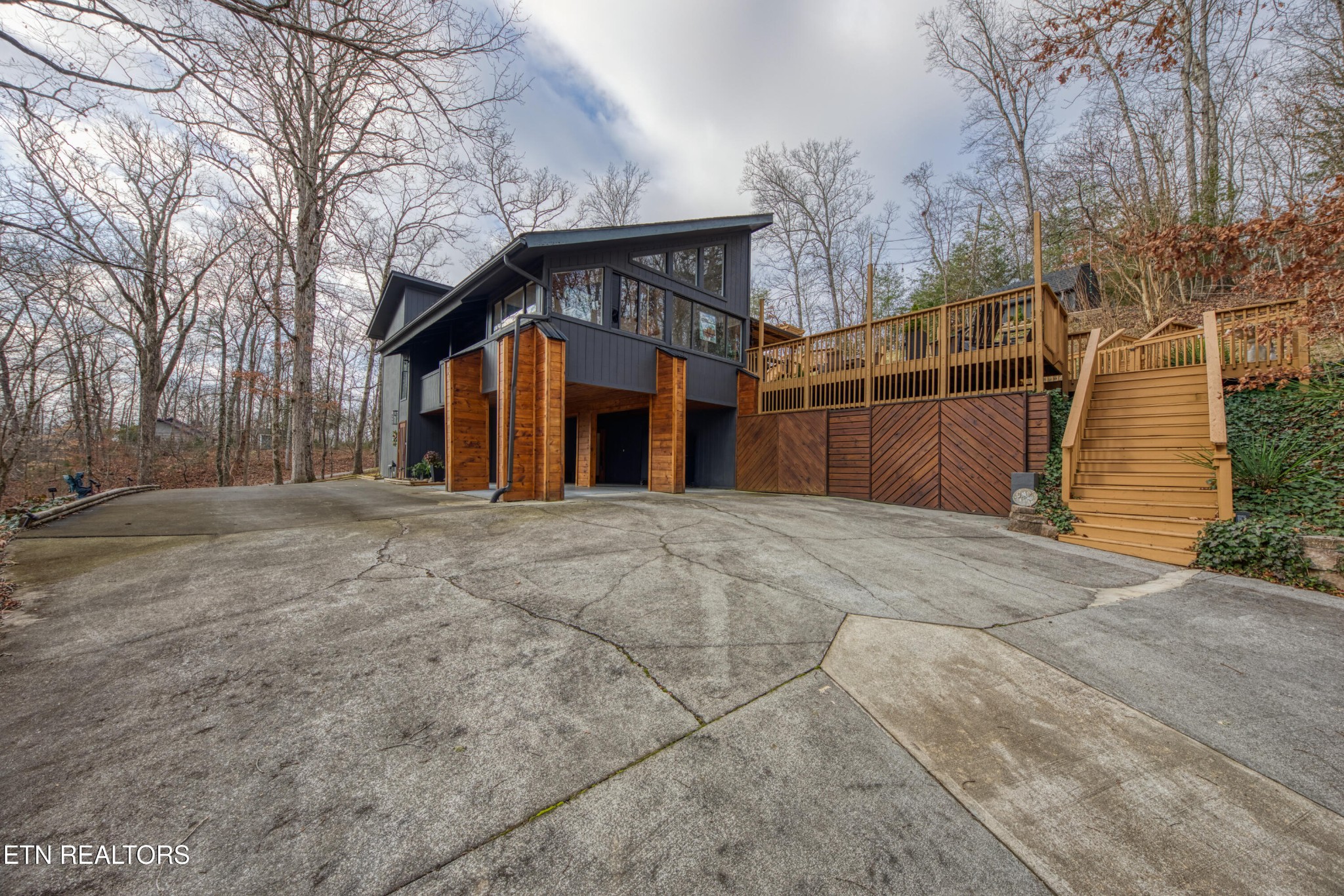 333 Enchanted Forest Way Sevierville, TN 37876 - Photo 28 of 42 a view of a house with a snow
