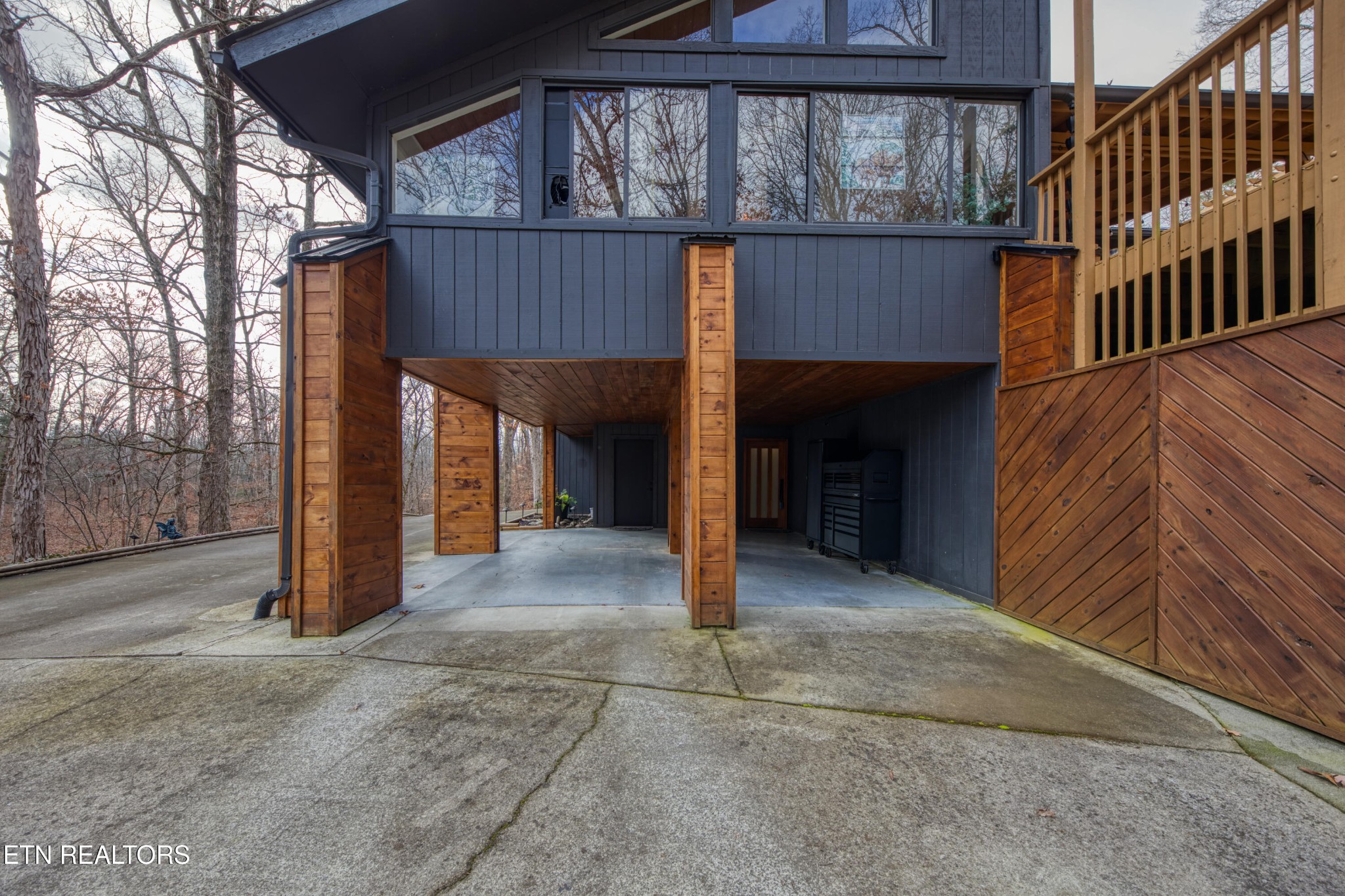 333 Enchanted Forest Way Sevierville, TN 37876 - Photo 40 of 42 a view of a house with backyard and deck
