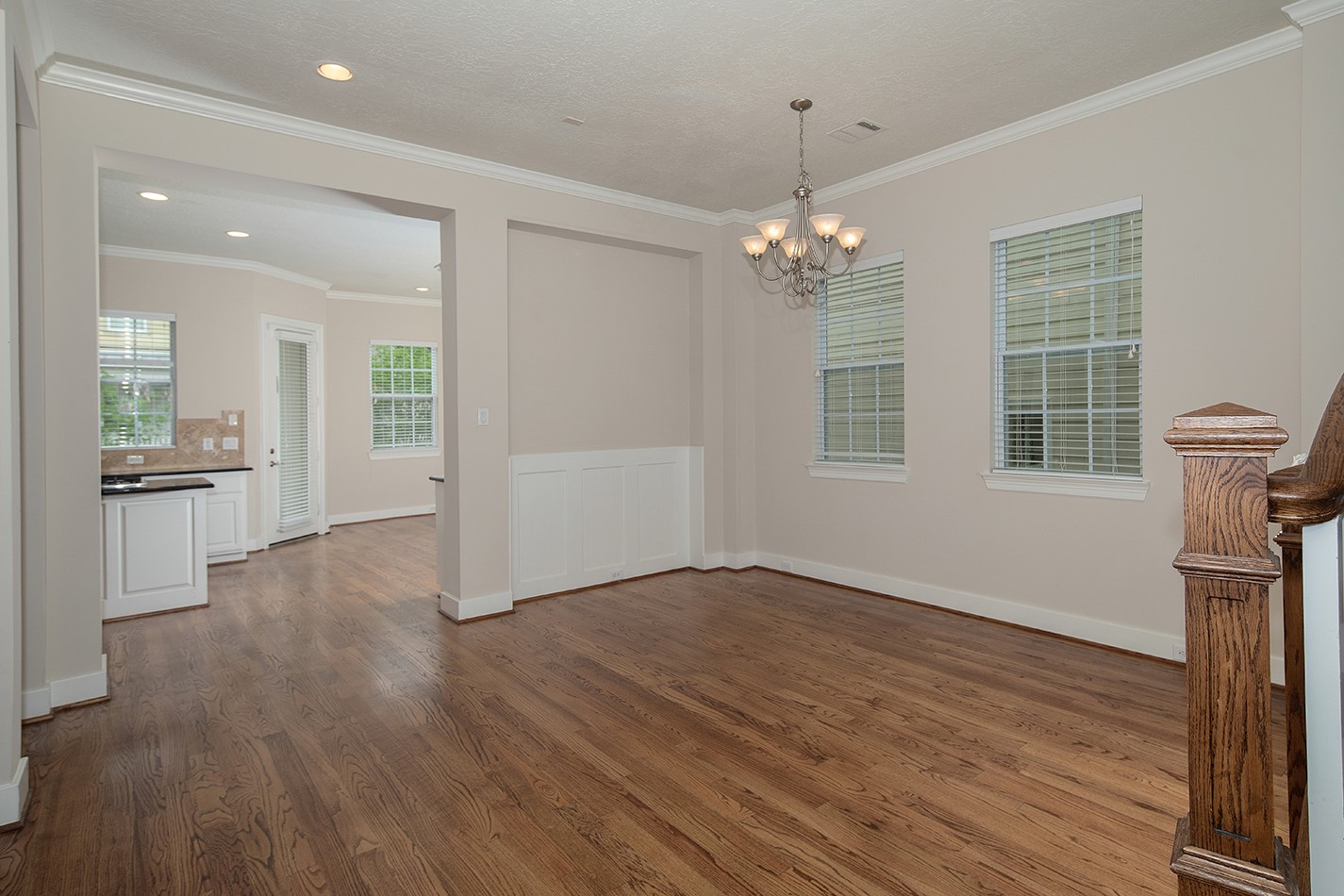 190 West Breezy Way Spring, TX 77380 - Photo 16 of 33 Formal dining area with warm wood floors.