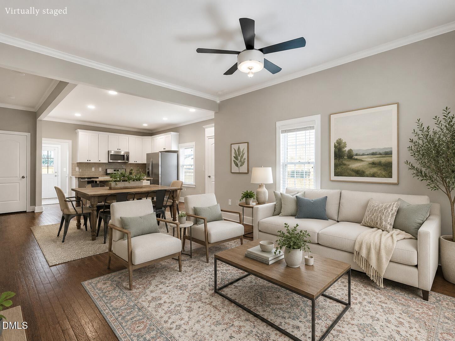 603 East Cabarrus Street Raleigh, NC 27601 - Photo 5 of 37 Living Room VS