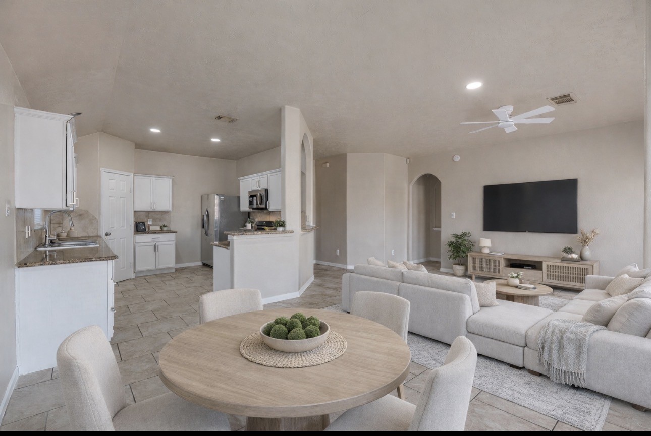 3619 Fiorella Way Humble, TX 77338 - Photo 4 of 16 VIRTUALLY STAGED DINING/LIVING AREA