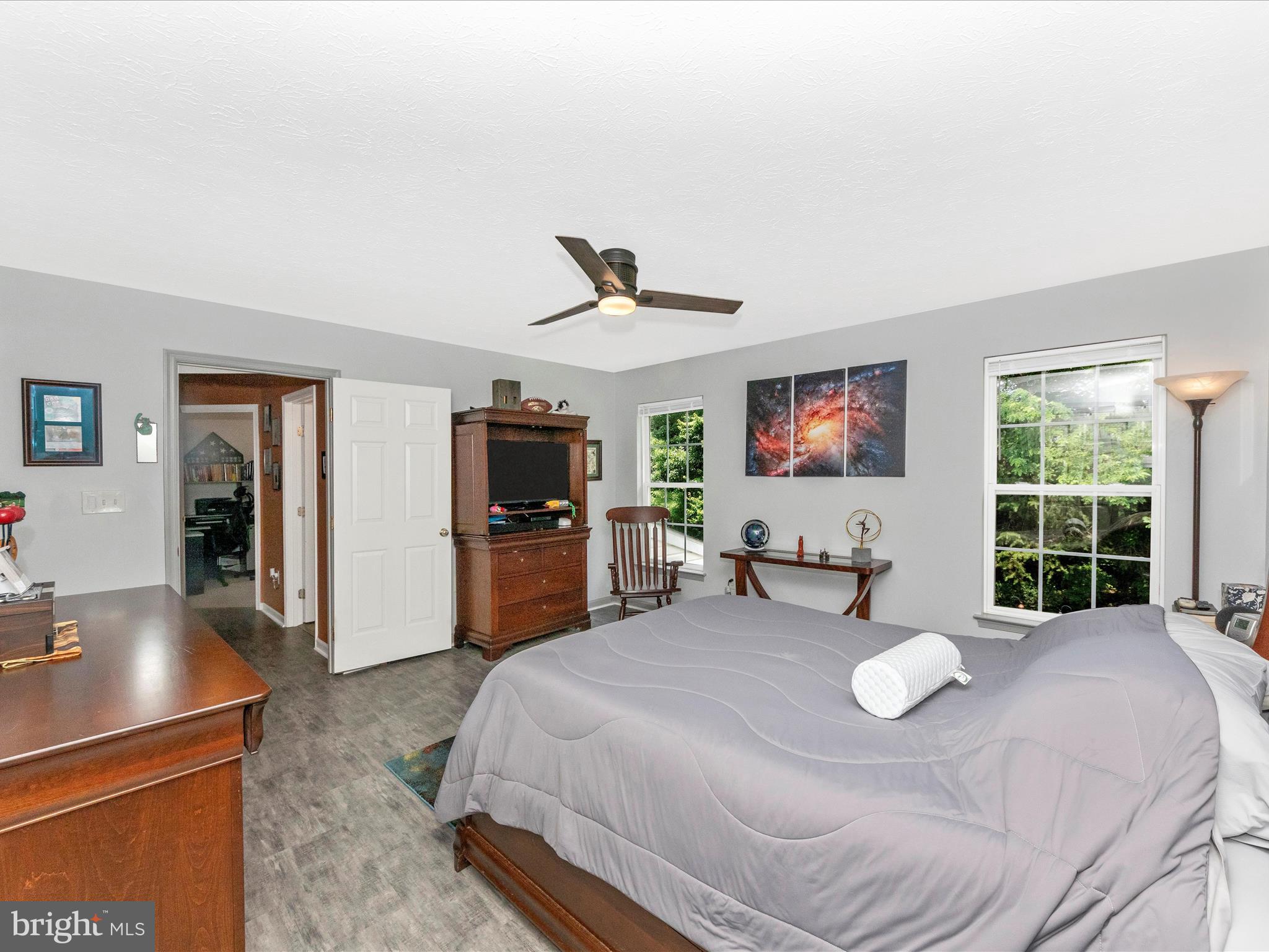 7732 Rotherham Drive Hanover, MD 21076 - Photo 21 of 55 a bed room with a bed and a television