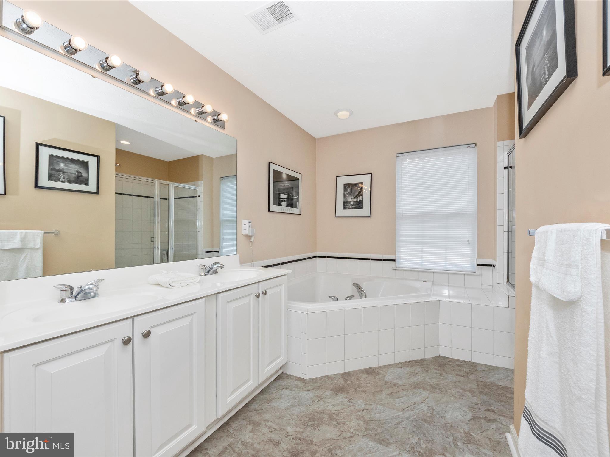 7732 Rotherham Drive Hanover, MD 21076 - Photo 25 of 55 a bathroom with a tub sink and mirror