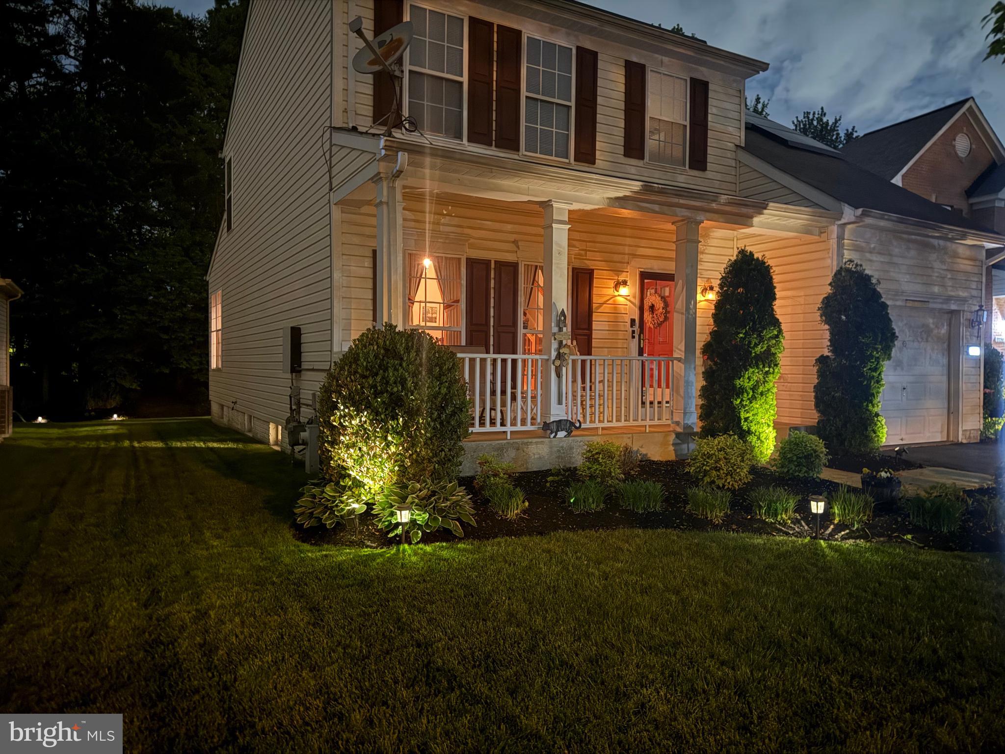 7732 Rotherham Drive Hanover, MD 21076 - Photo 53 of 55 a front view of a house with garden