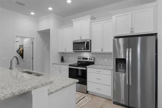 a view of front door