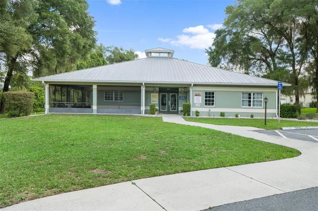 a view of a garden with a lake