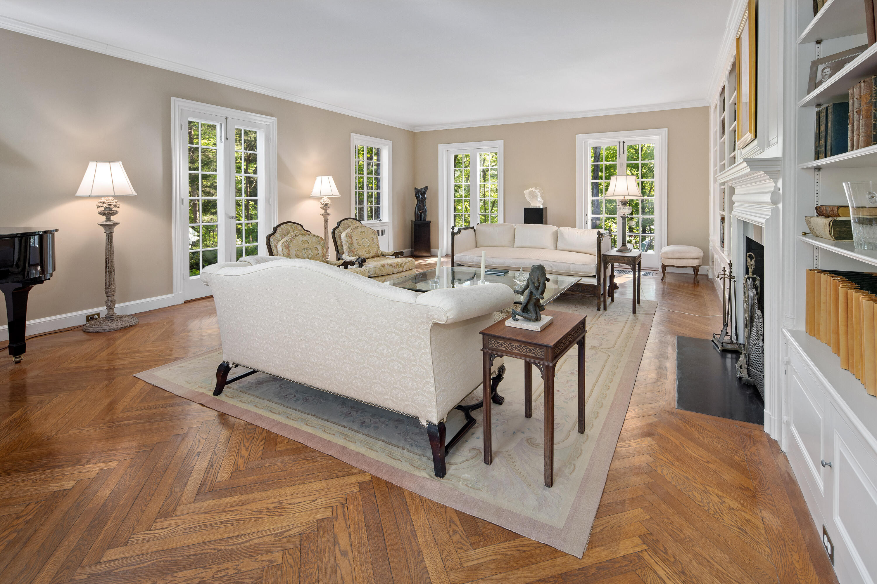 360 Greenley Road New Canaan, CT 06840 - Photo 4 of 22 a living room with furniture a window and a table