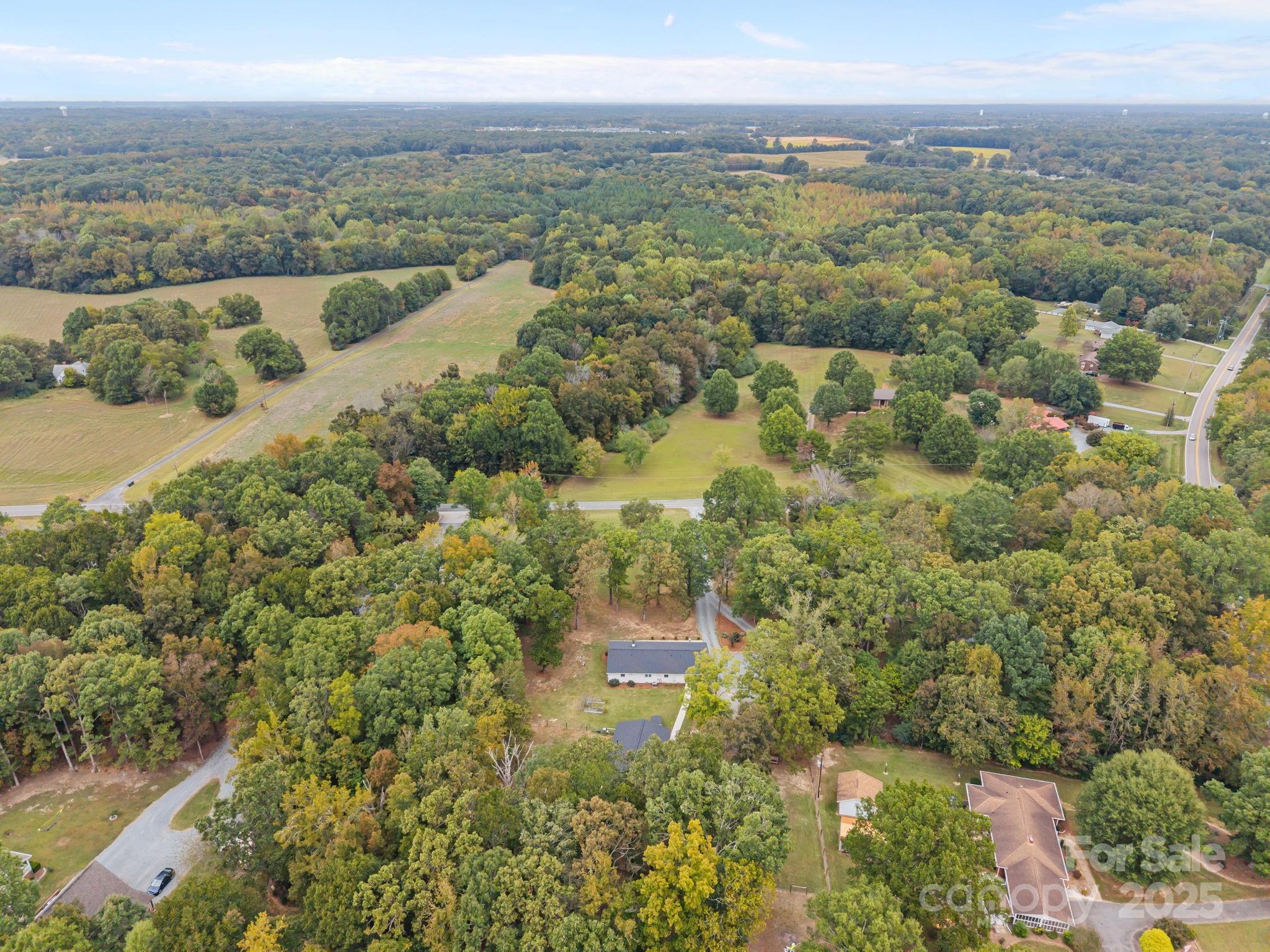 1813 Doster Road Monroe, NC 28112 - Photo 44 of 47 an aerial view of residential house with outdoor space
