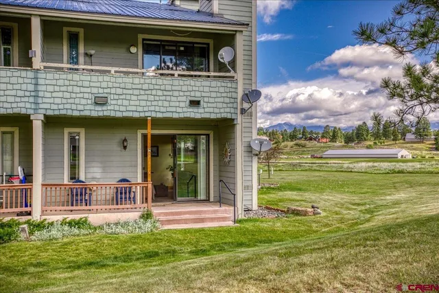 a view of a house with a porch