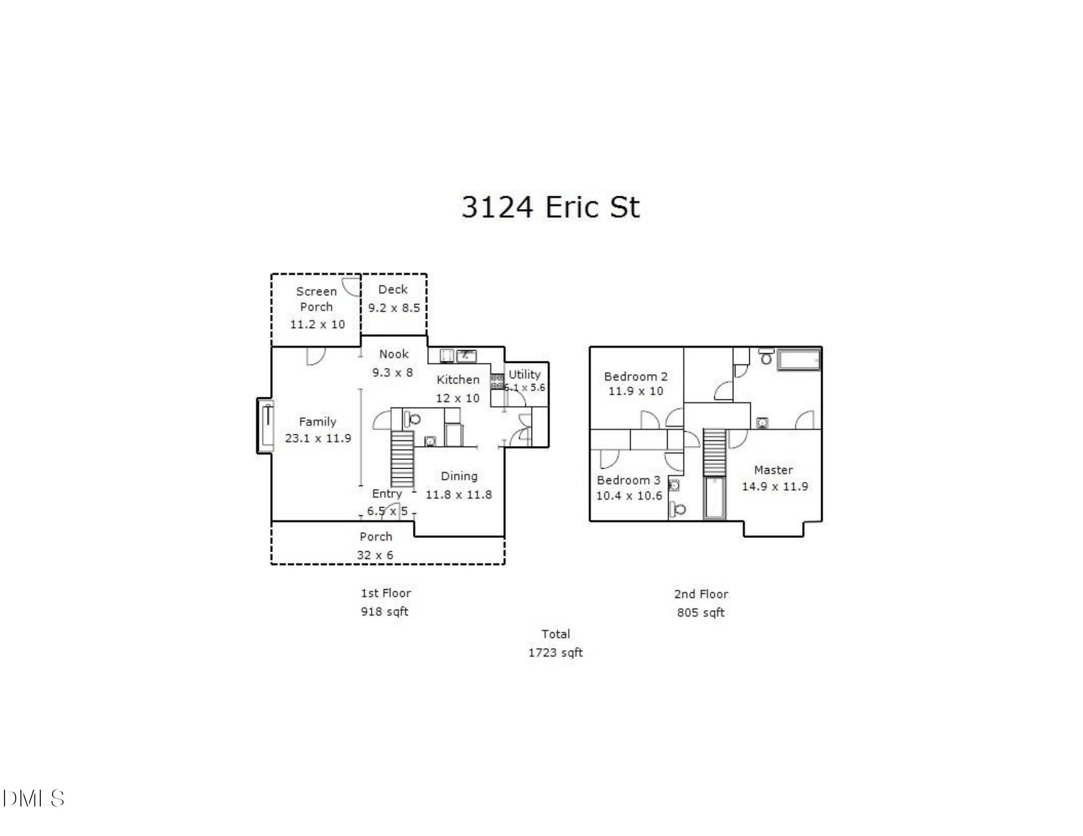 3124 Eric Street Willow Spring, NC 27592 - Photo 40 of 40 Floorplan_3124 Eric-1