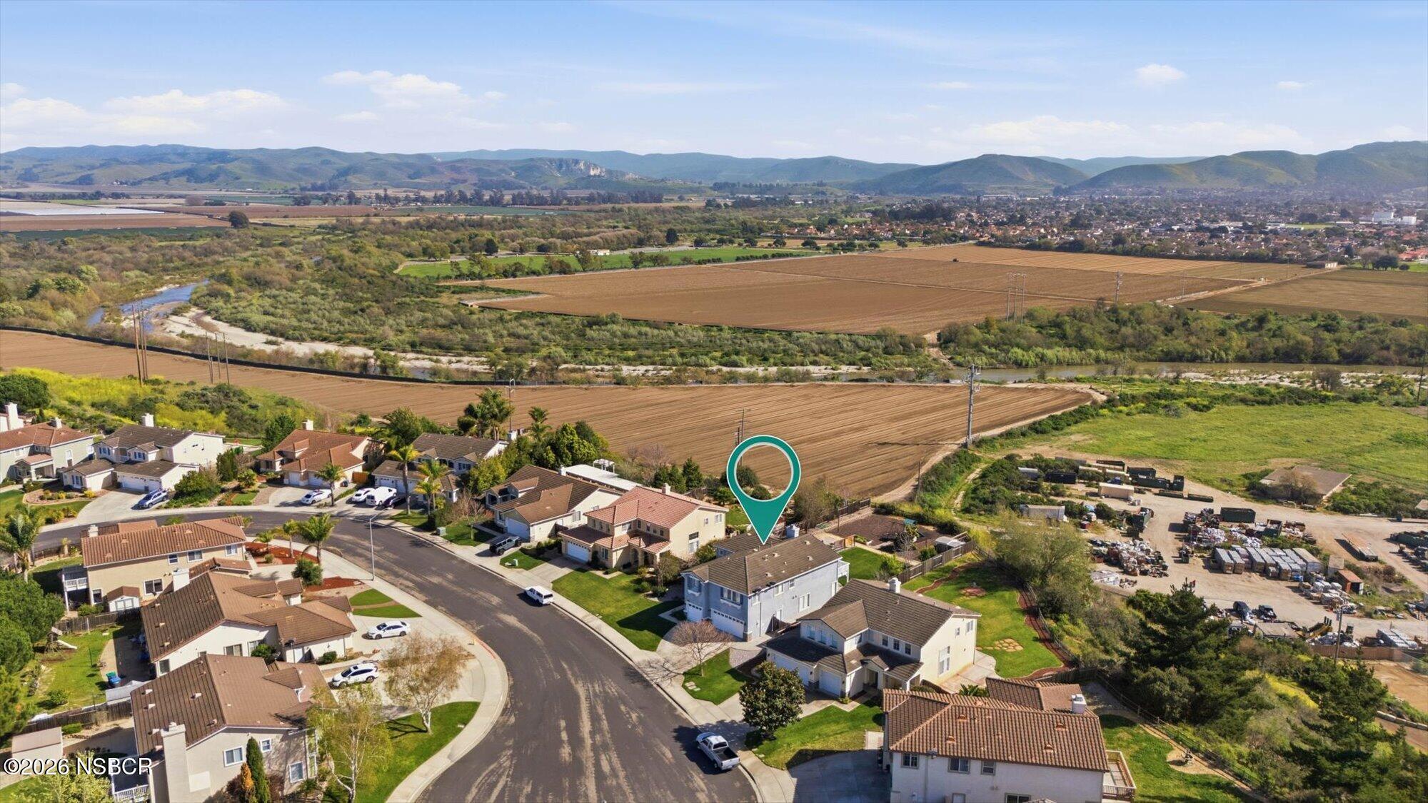 280 Rinconcito Lompoc, CA 93436 - Photo 42 of 52 an aerial view of ocean and residential houses with outdoor space