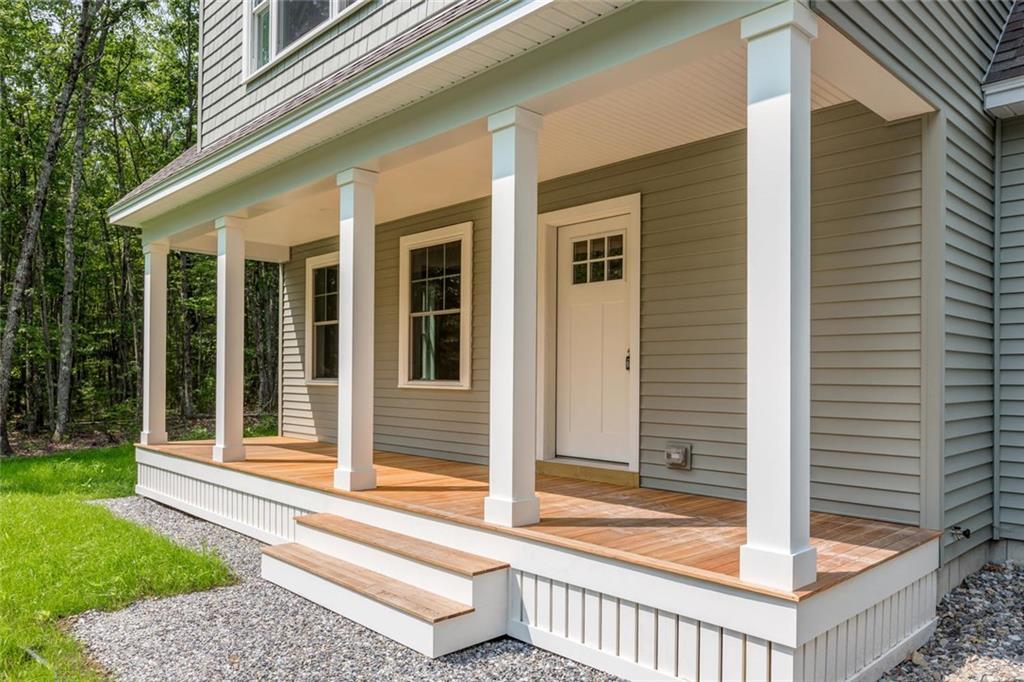 7 Stratton Woods Lane Cumberland Center, ME 04021 - Photo 2 of 35 Warm & inviting front farmer's porch...