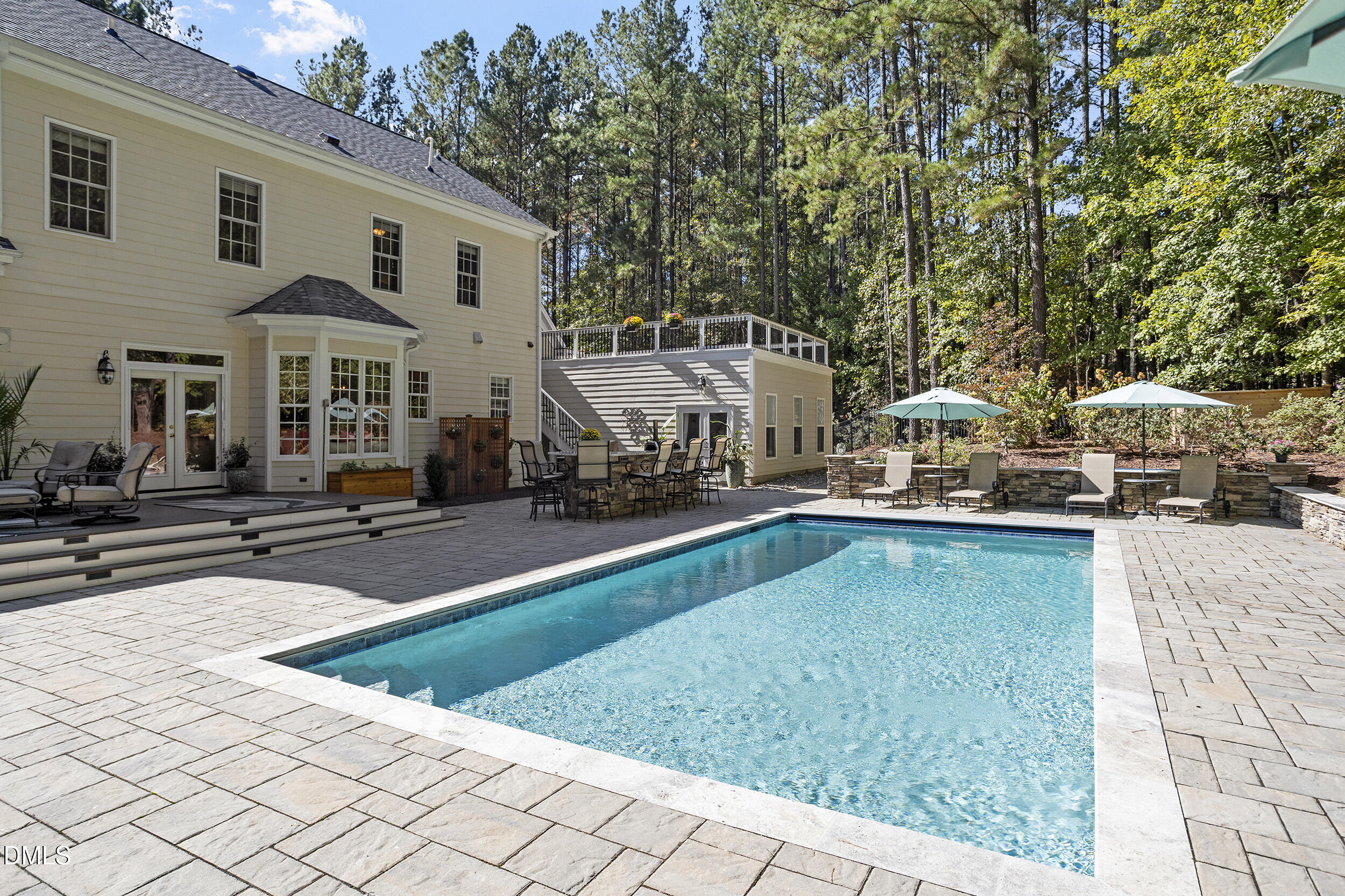 905 Olde Thompson Creek Road Apex, NC 27523 - Photo 61 of 67 a view of a yard with furniture