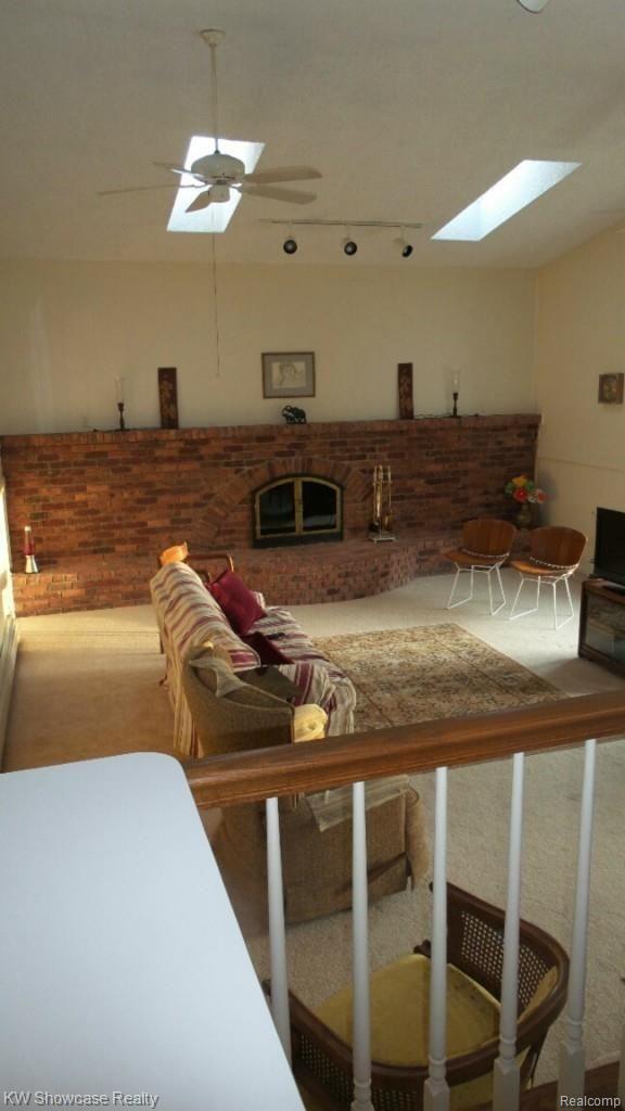 2245 Welch Road Walled Lake, MI 48390 - Photo 20 of 28 Family Room Fireplace