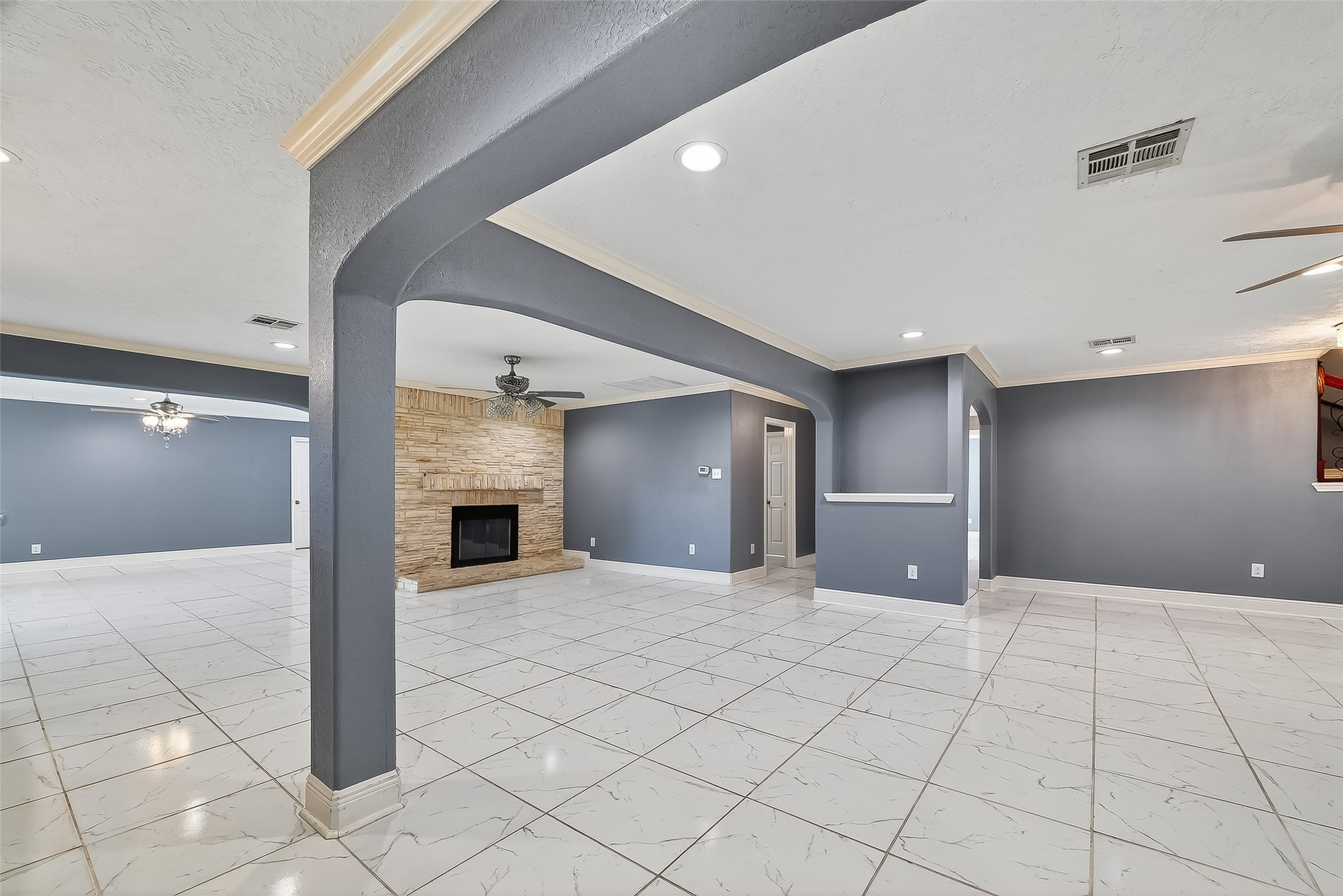 4901 Burning Tree Drive Baytown, TX 77521 - Photo 15 of 47 a view of a hallway with a livingroom
