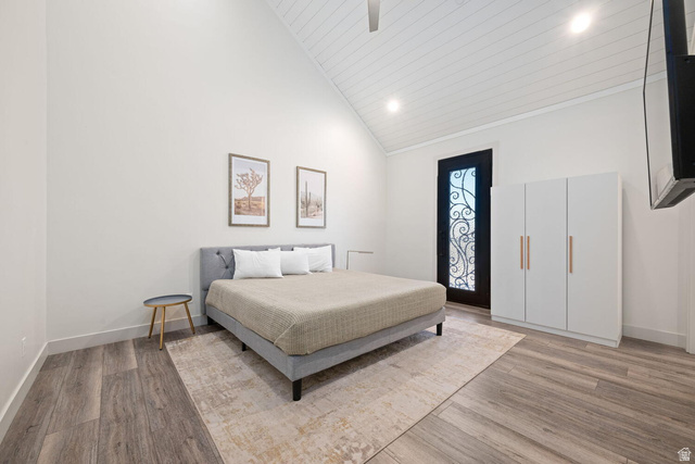 4281 Canterbury Road Hurricane, UT 84737 - Photo 18 of 24 Vaulted ceiling with wood-plank finish and recessed lighting