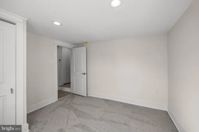 a view of an empty room