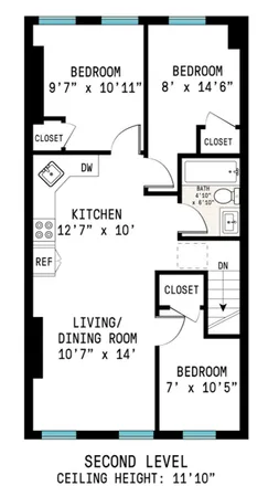$2,900 | 2311 Cortelyou Road, Unit 2 | Flatbush