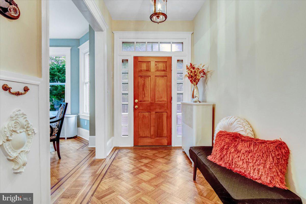 1133 Columbia Road Northwest Washington, DC 20009 - Photo 4 of 57 Original refinished parquet floors