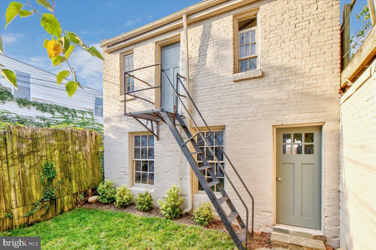 1133 Columbia Road Northwest Washington, DC 20009 - Photo 55 of 57 view of the unfinished carriage house & garage