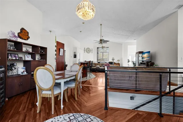 a workspace with furniture