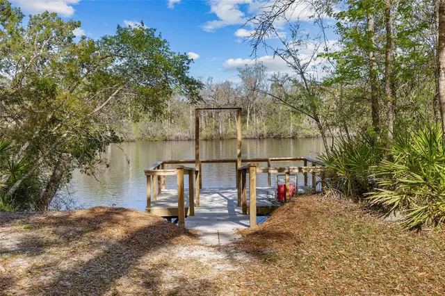 a view of outdoor space with seating area