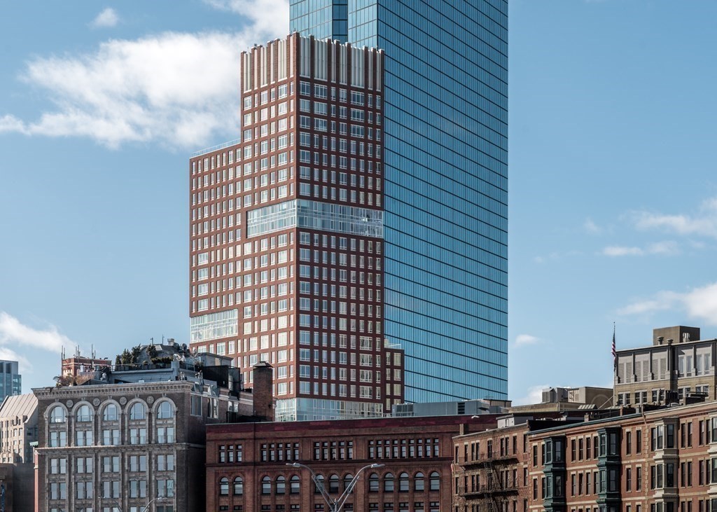 a front view of a building
