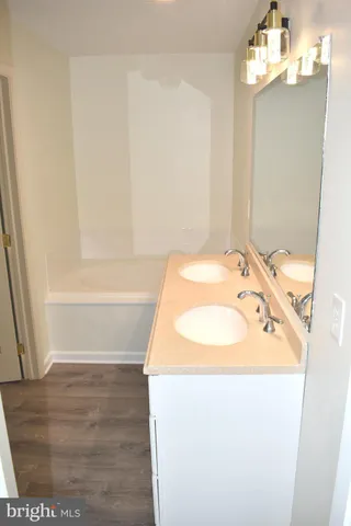 a view of small space with racks on th wall