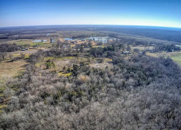an aerial view of residential building and city view