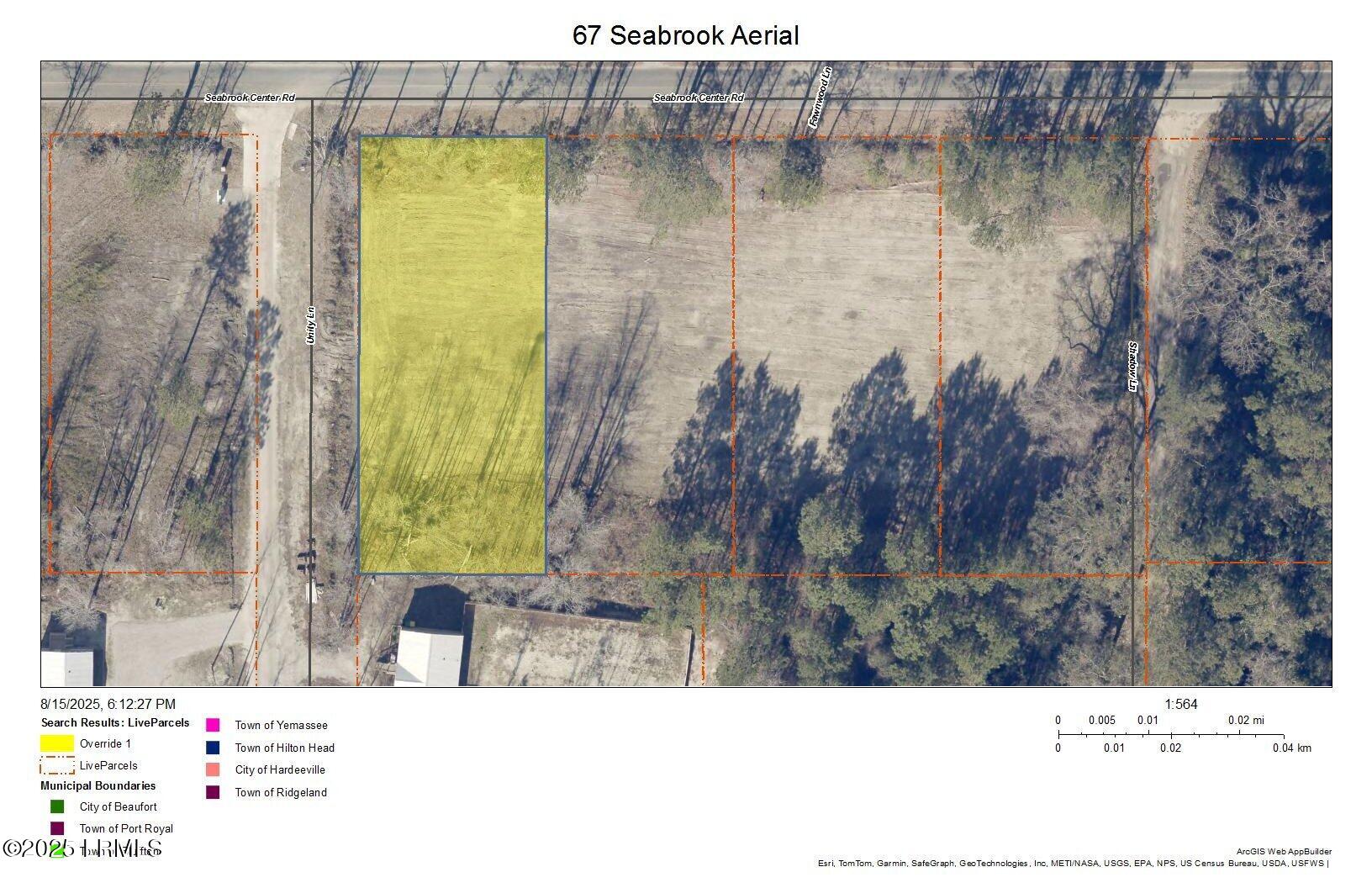 67 Seabrook Center Road Seabrook, SC 29940 - Photo 2 of 2 67 Seabrook Aerial