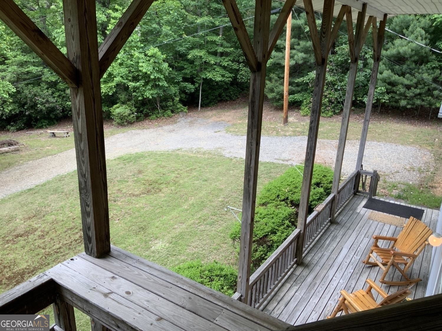 277 Hamilton Road Blairsville, GA 30512 - Photo 19 of 27 a view of a balcony with lake view