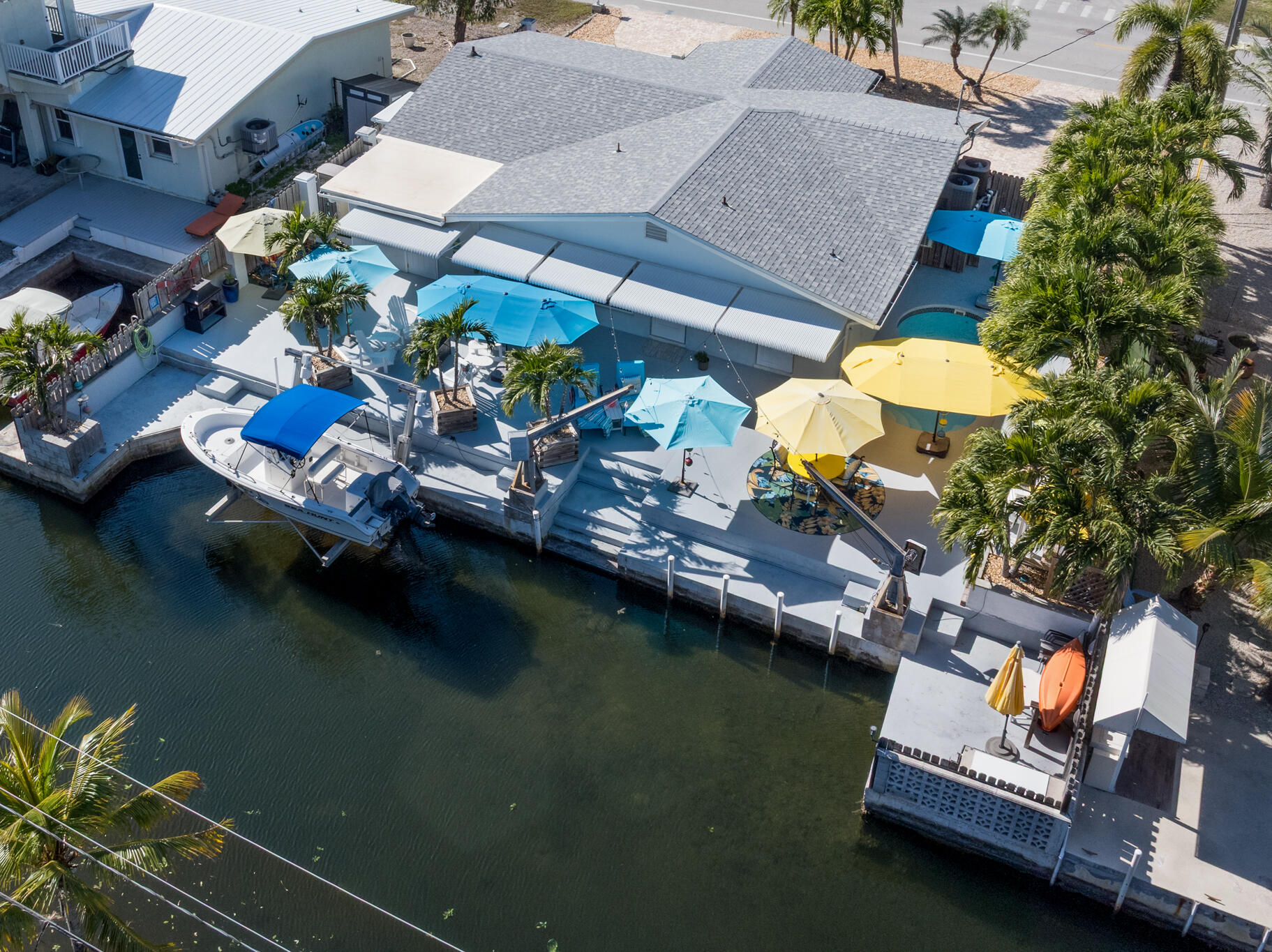 1657 Watson Boulevard Big Pine Key, FL 33043 - Photo 26 of 34 an aerial view of a house with a lake view