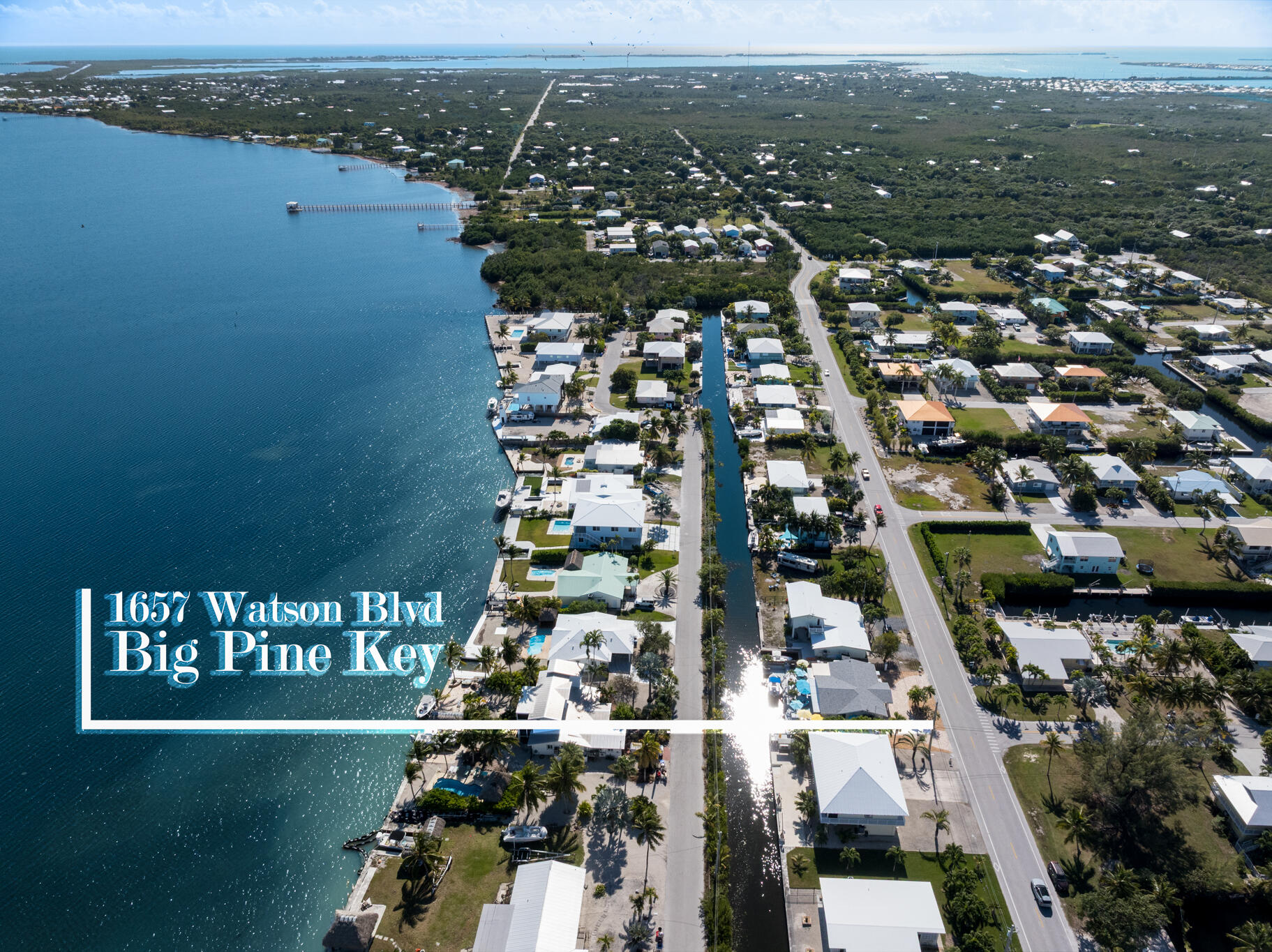 1657 Watson Boulevard Big Pine Key, FL 33043 - Photo 28 of 34 an aerial view of multiple house