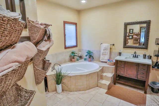 a living room with furniture and window