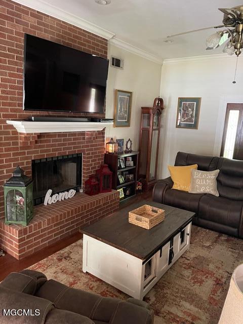 2700 Old Shell Landing Road Ocean Springs, MS 39564 - Photo 9 of 27 Fireplace