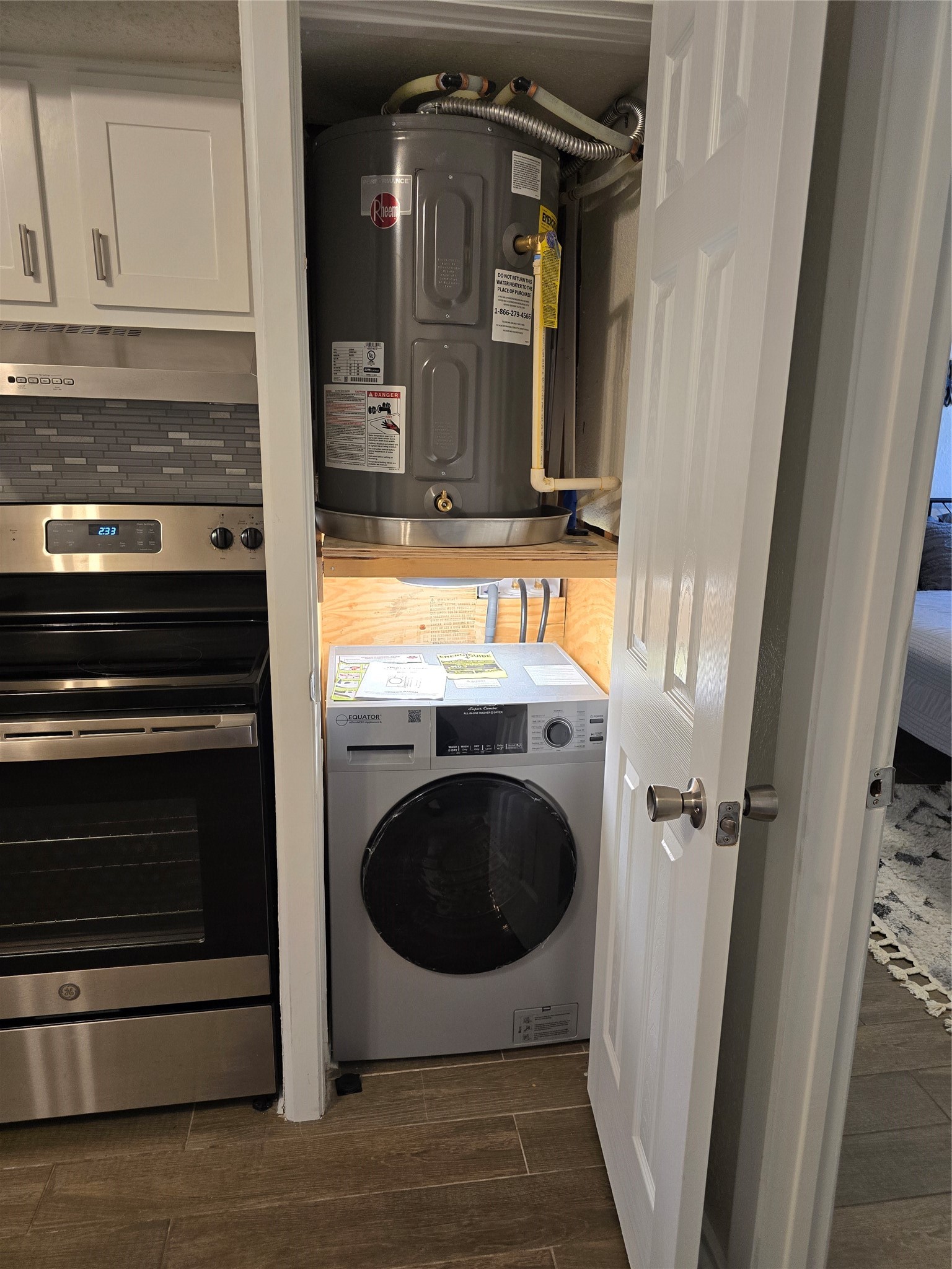 12900 Walden Road, Unit 415D Montgomery, TX 77356 - Photo 6 of 9 In unit washer/dryer combo unit with new hot water heater. Arare find in these units