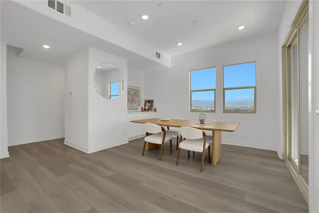 a view of a balcony with city