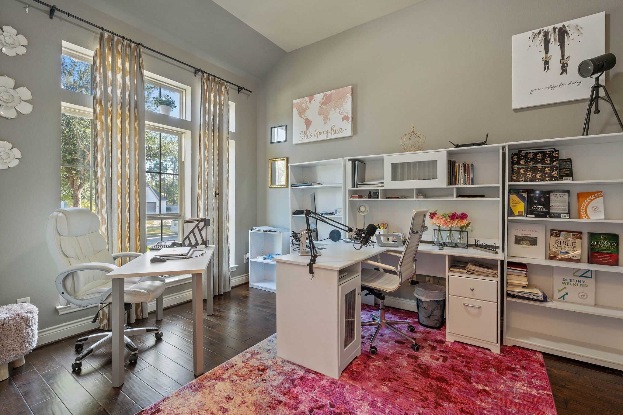 23306 Ridge Spring Drive New Caney, TX 77357 - Photo 12 of 45 a living room with furniture and a dining table with kitchen view
