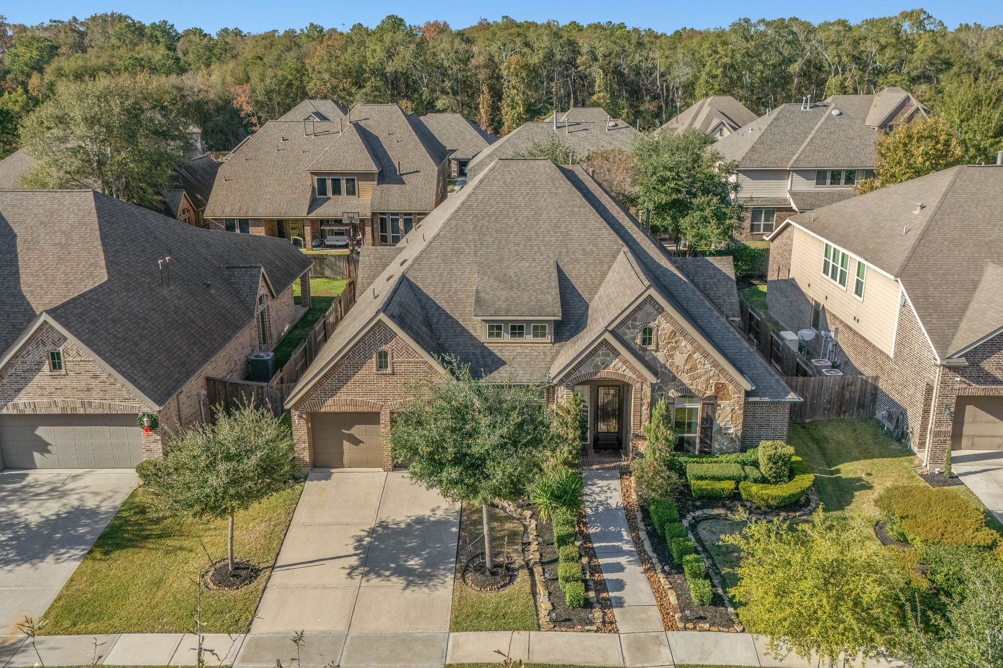 23306 Ridge Spring Drive New Caney, TX 77357 - Photo 39 of 45 an aerial view of a house