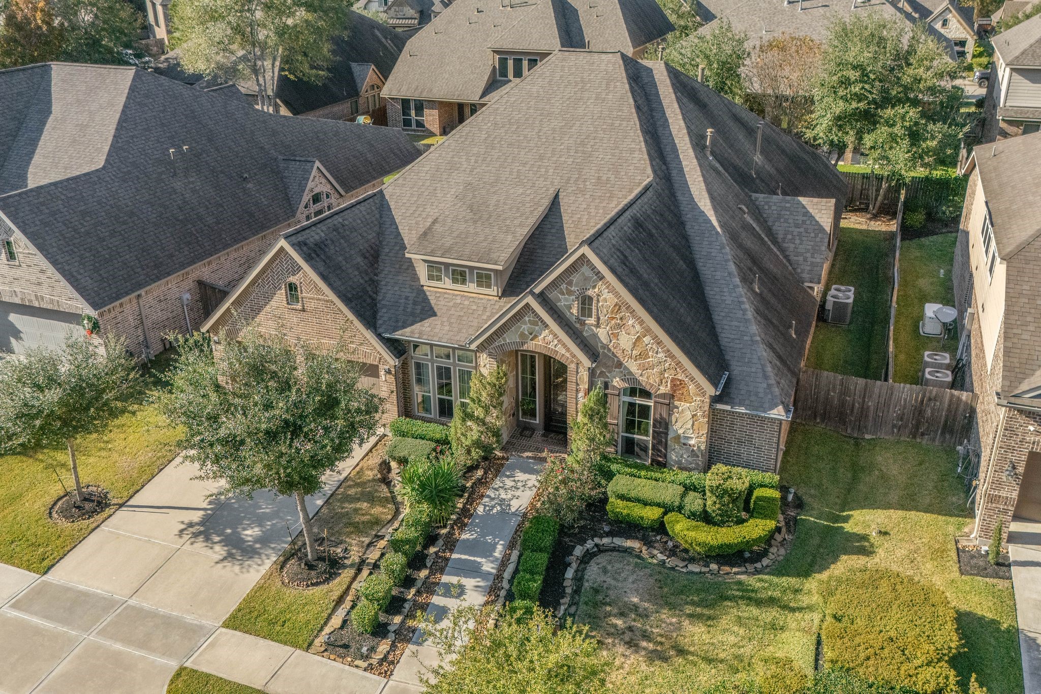 23306 Ridge Spring Drive New Caney, TX 77357 - Photo 40 of 45 an aerial view of a house with outdoor seating