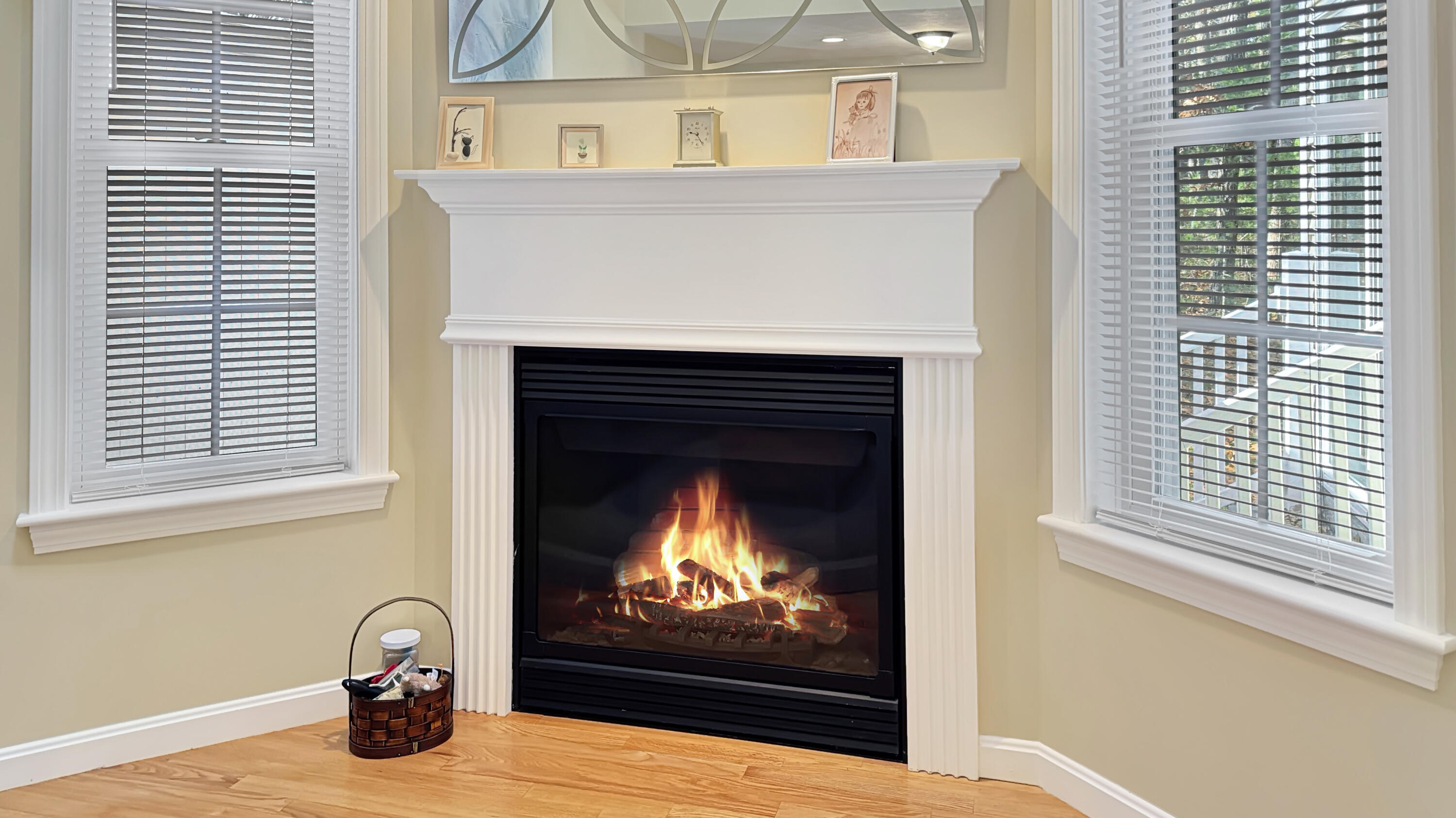 53 Hidden Brook Drive, Unit 13 Wells, ME 04090 - Photo 9 of 20 Living Room Fireplace